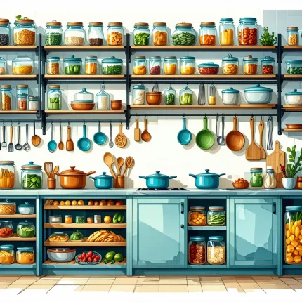 Как организовать хранение на кухне: практические советы для идеального порядка